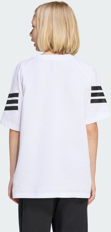 Футболка Adidas J FI 3S  TEE WHITE/BLACK дитяча - 4
