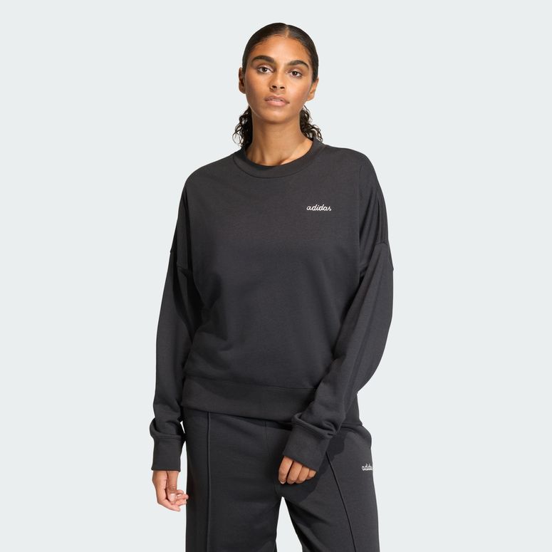 Джемпер Adidas W CP CRW BLACK/OWHITE женский - 1
