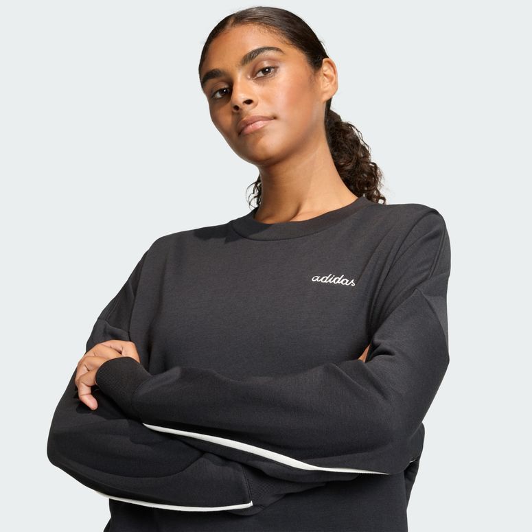 Джемпер Adidas W CP CRW BLACK/OWHITE женский - 3