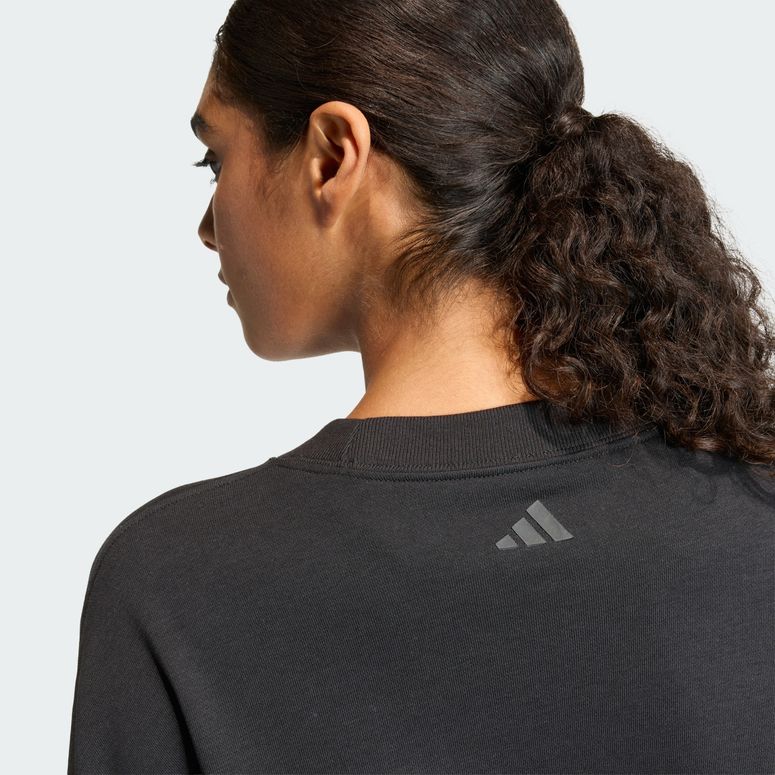 Джемпер Adidas W CP CRW BLACK/OWHITE женский - 4