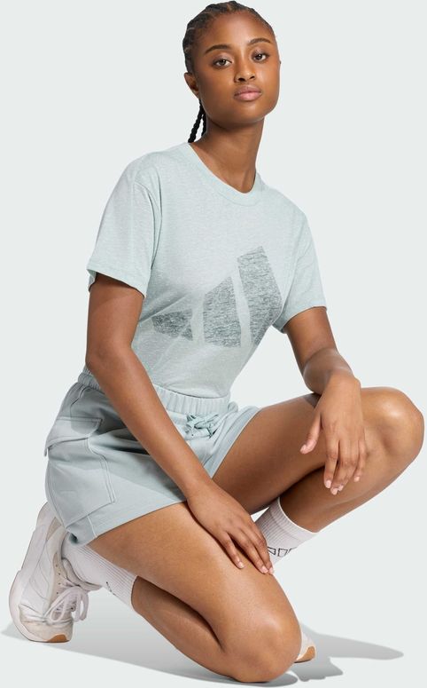 Шорти Adidas W SL FT SHO WOSA/WHITE жіночі - 3
