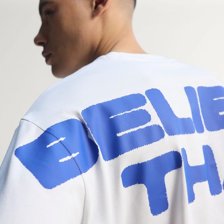Футболка Adidas ANTED BT2 TEE WHITE/LUCBLU мужская - 4