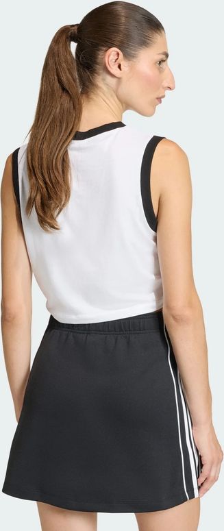 Футболка Adidas LINEAR TANK WHITE/BLACK жіноча - 2