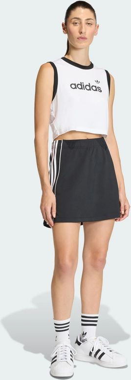 Футболка Adidas LINEAR TANK WHITE/BLACK жіноча - 5