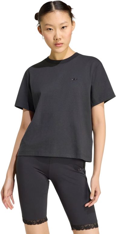 Футболка Adidas LACE T-SHIRT BLACK женская - 1