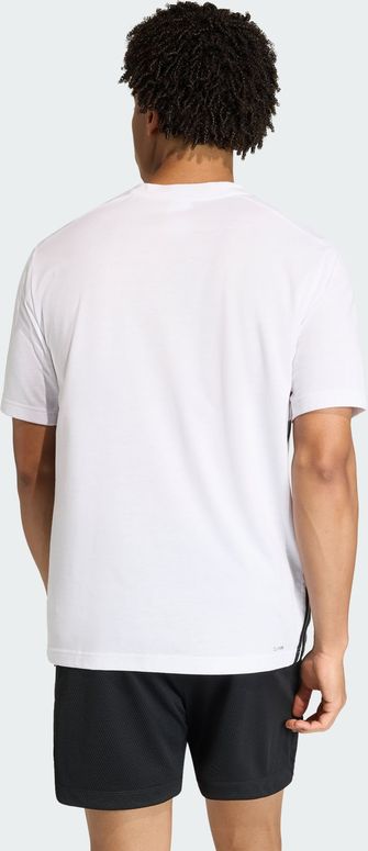 Футболка Adidas WE FR 3S T WHITE/BLACK чоловіча - 2