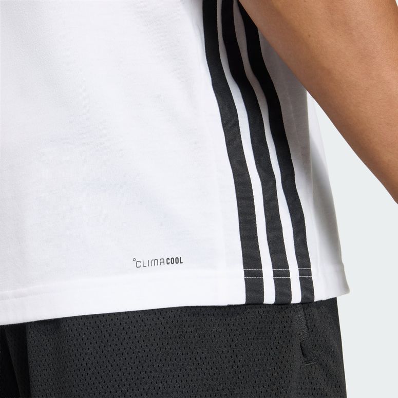 Футболка Adidas WE FR 3S T WHITE/BLACK чоловіча - 5