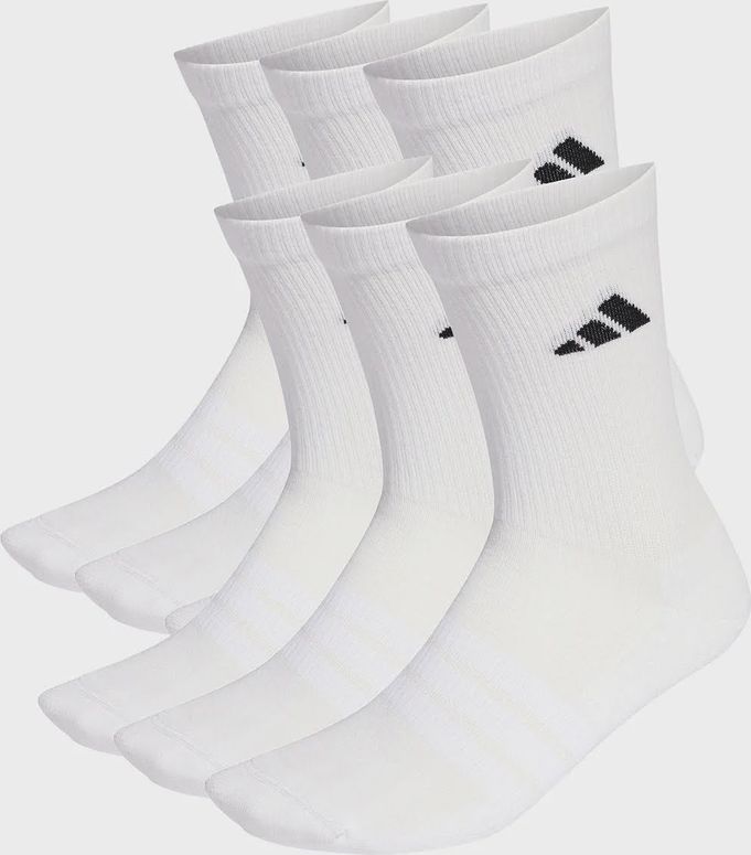 Шкарпетки Adidas C ESS CRW 6PP WHITE/WHITE/BLACK - 1