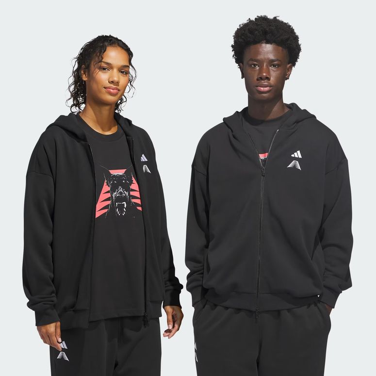 Джемпер Adidas ANTED FZ HOODY BLACK чоловічий - 5