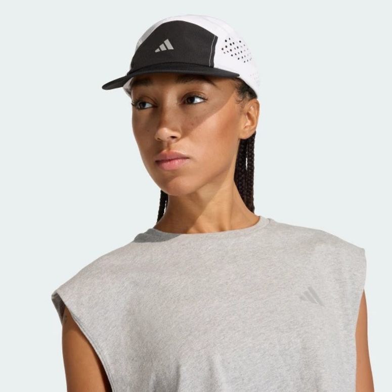 Кепка Adidas RUN 5P CAP SOL BLACK/WHITE - 5