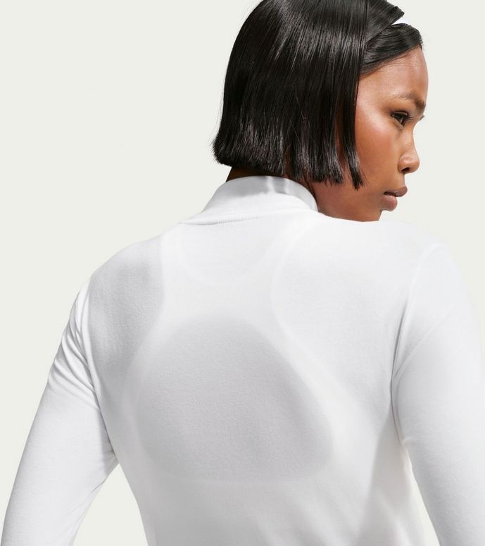 Футболка Nike W NSW TEE LS NK CHLL KNT MOCK женская - 2