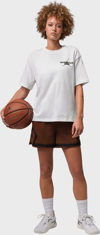 Футболка Jordan W J SPT DF SS GFX TEE VERB жіноча - 2