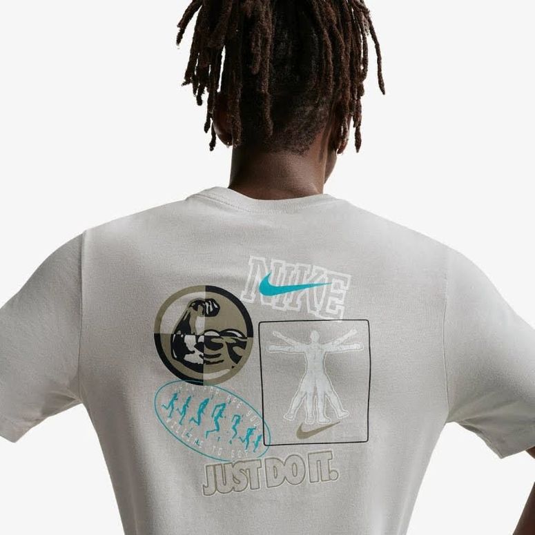 Футболка Nike M NK TEE STD TRAIN STICKERS чоловіча - 3