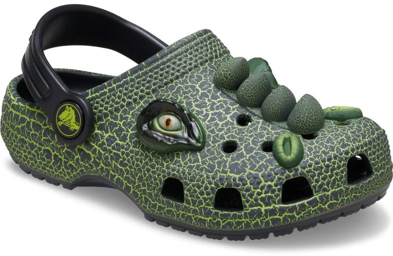 Сабо CROCS Classic IAM Scary Dino Clog T Blk для мальчика - 2