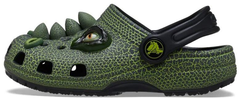 Сабо CROCS Classic IAM Scary Dino Clog T Blk для мальчика - 3