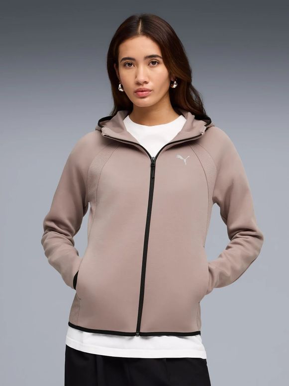 Джемпер Puma EVOSTRIPE FULL-ZIP HOODIE жіночий - 1