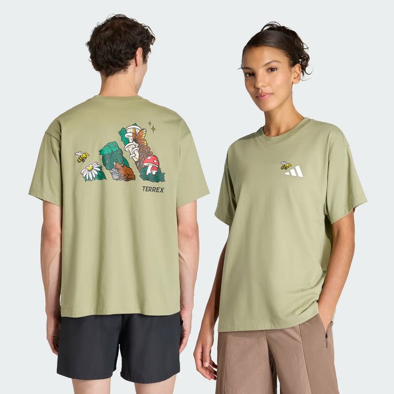 Футболка Adidas U NATURE G T мужская - 4