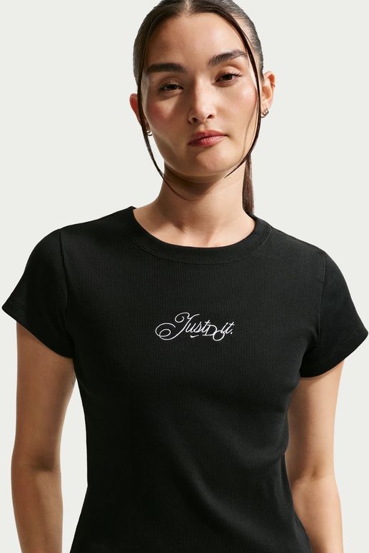 Футболка Nike W NSW RIB MOD CRP JDI TEE женская - 4
