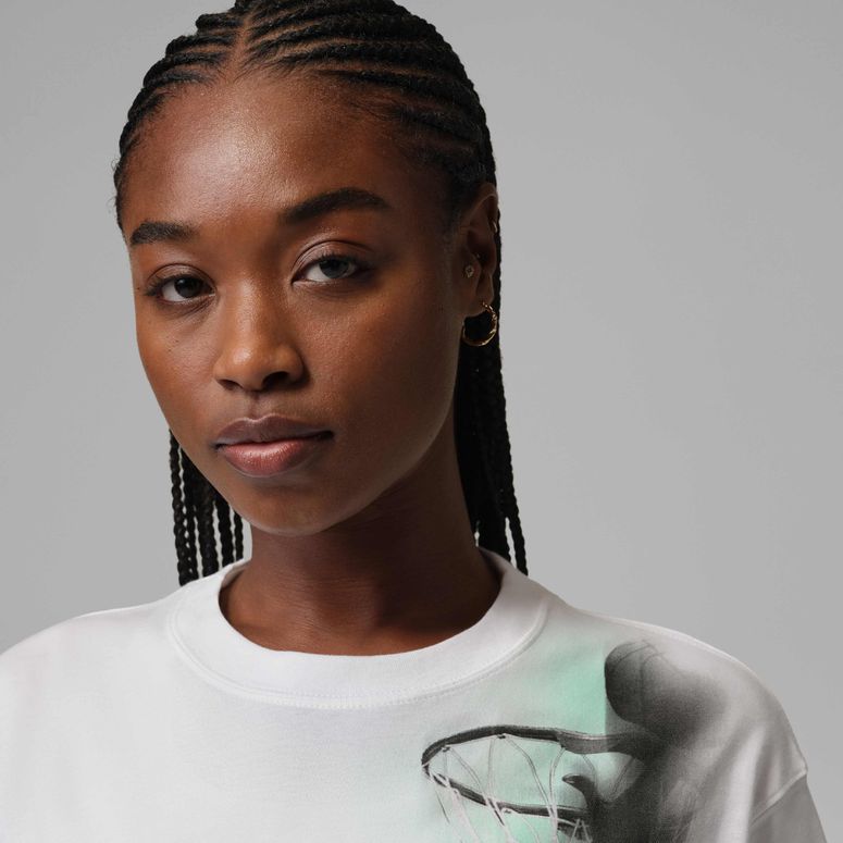 Футболка Nike W J SPT DF SS GFX TEE HTG жіноча - 3