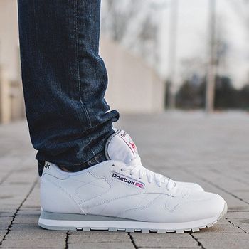 Кроссовки Reebok CL LTHR мужские - 5