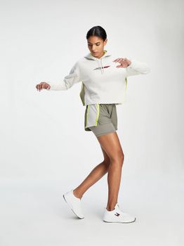 Джемпер Tommy Hilfiger CROPPED HOODY LOGO женский - 2