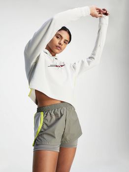 Джемпер Tommy Hilfiger CROPPED HOODY LOGO женский - 4