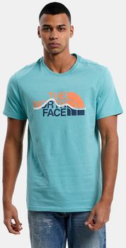 Футболка THE NORTH FACE M S/S MOUNTAIN LINE TEE чоловіча - 1