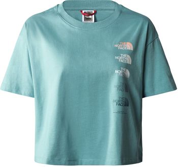 Футболка THE NORTH FACE W D2 GRAPHIC CROP S/S TEE - фото
