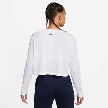 Футболка Nike W NKCT DF TEE LS SLAM CROP - 2