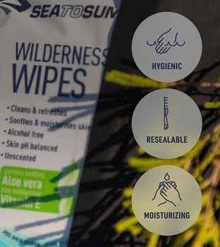 Влажные салфетки Sea To Summit WILDERNESS WIPES COMPAC 36ШТ - 2