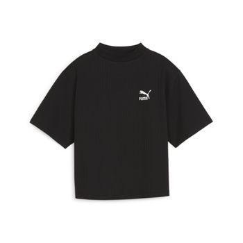 Футболка Puma CLASSICS RIBBED RELAXED MOCK NECK TEE - 1