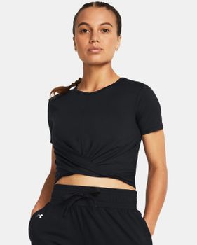 Футболка UNDER ARMOUR MOTION CROSSOVER CROP SS - фото