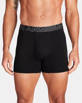 Труси UNDER ARMOUR UUSHJ09M Underwear Boxers UA PERFORMANCE COTTON - SOLID 6" 3PK  чоловічі - фото