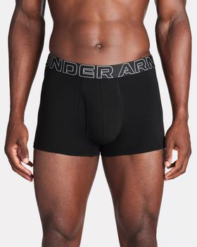 Труси UNDER ARMOUR UUSHJ08M Underwear Boxers UA PERFORMANCE COTTON - SOLID 3" 3PK  чоловічі - фото