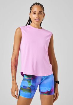 Футболка Casall LASER MESH MUSCLE TANK ORCHID PINK,XS - фото