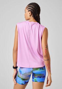 Футболка Casall LASER MESH MUSCLE TANK ORCHID PINK,XS - 2