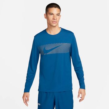 Футболка Nike M NK DF UV MILER TOP LS FLASH - фото