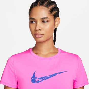 Футболка Nike W NK ONE SWSH HBR DF SS TOP женская - 3