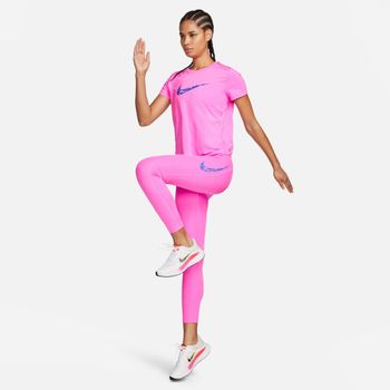 Футболка Nike W NK ONE SWSH HBR DF SS TOP женская - 4