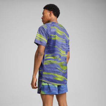 Футболка Puma M RUN VELOCITY AOP TEE (POLY) мужская - 4