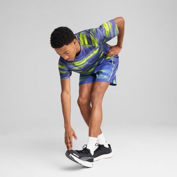 Футболка Puma M RUN VELOCITY AOP TEE (POLY) мужская - 5