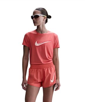 Футболка Nike W NK ONE SWSH HBR DF SS TOP женская - фото