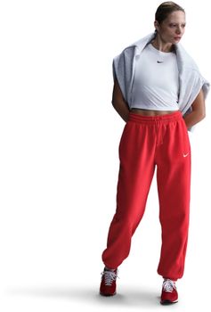 Брюки Nike W NSW PHNX FLC HR OS PANT 2 женские - 2