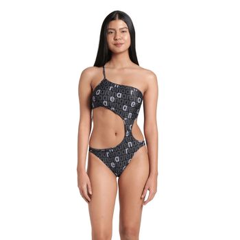 Купальник Arena LOGOTYPE SWIMSUIT SINGLE SHOULDER женский - фото