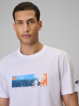 Футболка 4F 4FWSS26TTSHM3335-10S мужская - 4