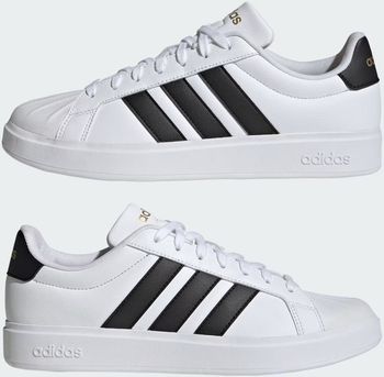 Кроссовки Adidas STREETTALK FTWWHT/CBLACK/GOLDMT мужские - 3