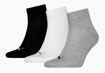 Шкарпетки Puma PUMA UNISEX QUARTER PLAIN 3P - фото