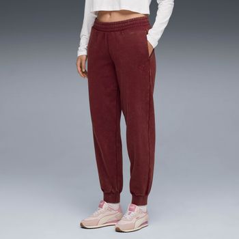 Брюки Puma ESS ELEVATED  Comfort Wash Sweatpants FL cl женские - фото