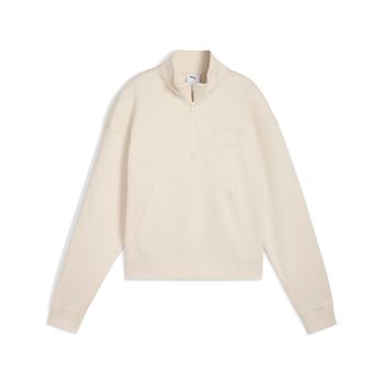Джемпер Puma PUMA CLASS Comfort Half-Zip Short Crew FL женский - 4