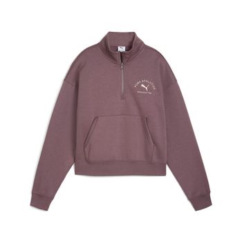 Джемпер Puma PUMA CLASS Comfort Half-Zip Short Crew FL женский - 4